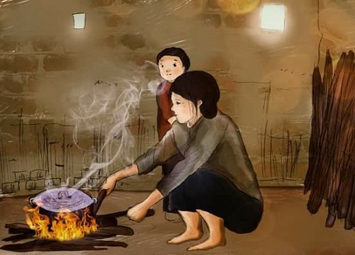Đóng vai người cháu kể lại Bếp lửa