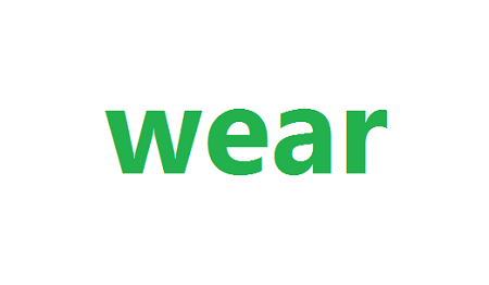 Quá khứ của Wear – chia động từ Wear cần biết