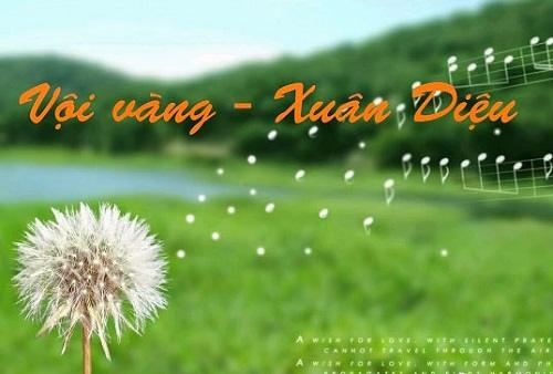Hướng dẫn các mở bài Vội vàng