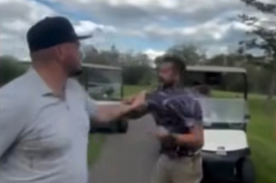 Hockey Player Fight on Golf Course Video Goes Viral