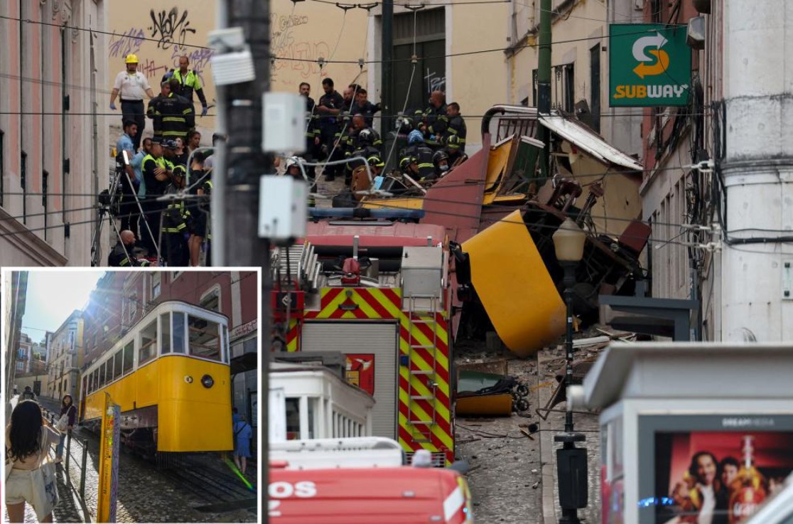 Lisbon Funicular Crash Video and Tragedy Strikes