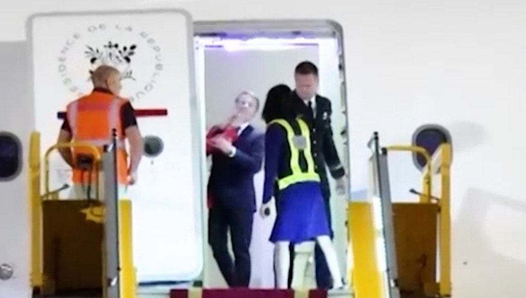 Macron Shove Video Sparks Outrage Over President and Wife